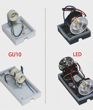 Moderne LED Wandlamp IP65 Waterdicht - Binnen & Buiten - 5W/10W Up/Down Licht - Kubus Design voor Tuin & Portiek