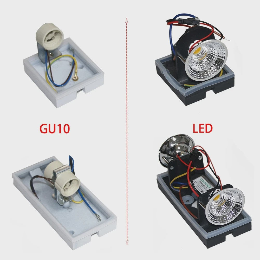 Moderne LED Wandlamp IP65 Waterdicht - Binnen & Buiten - 5W/10W Up/Down Licht - Kubus Design voor Tuin & Portiek