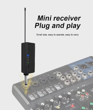 Draadloze Microfoon Set 2.4G - 2 Kanaals Handheld Microfoons voor Karaoke, Feest & Presentatie