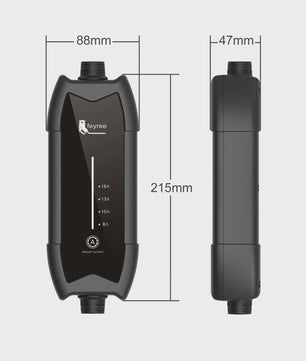 Feyree Draagbare EV Charger 3.5kW Type 2, 16A, 5m Kabel - Instelbare Stroomsterkte