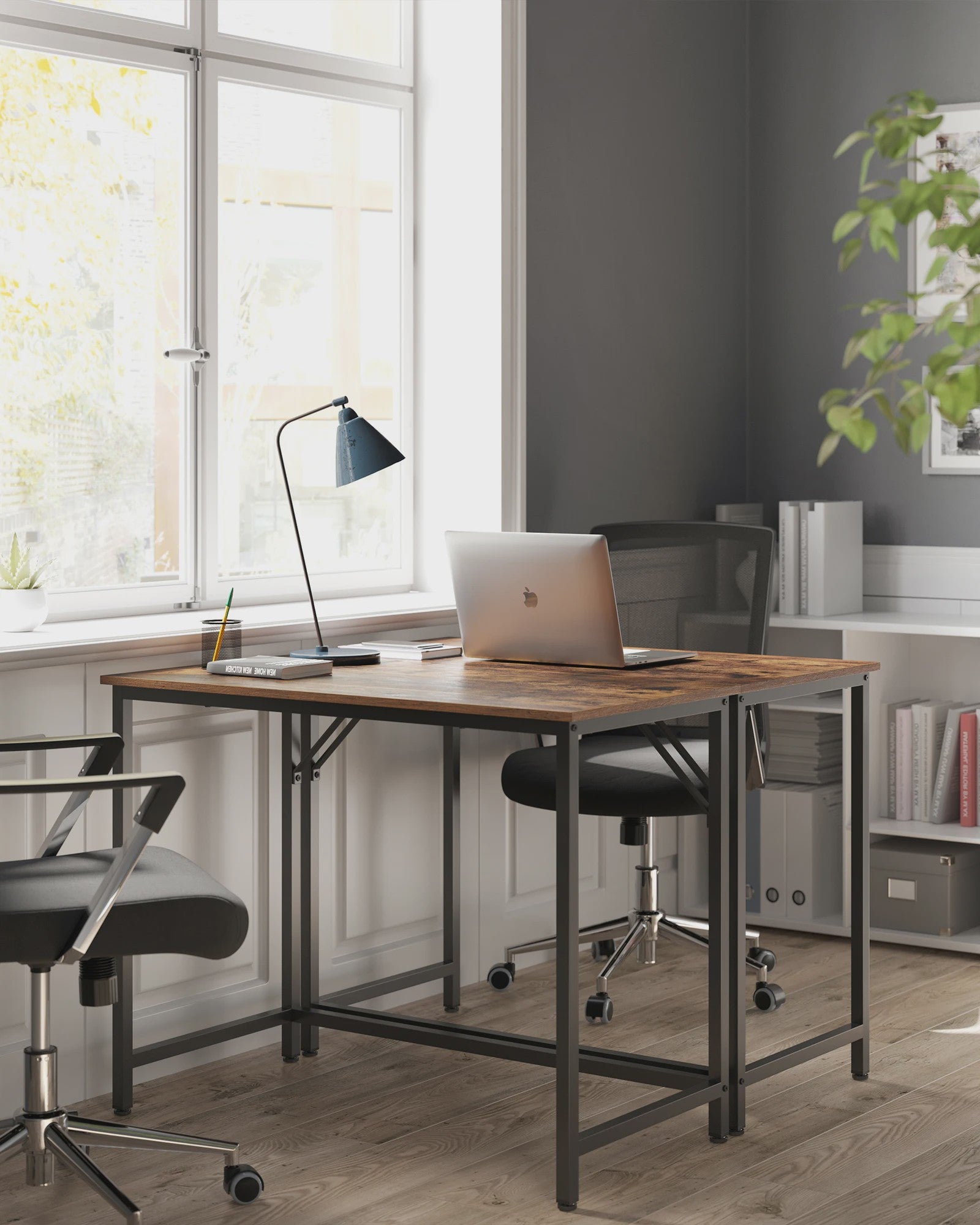 Industriële Bureau 100x50 cm - Stijlvol Werkplekmeubel voor Studie en Kantoor