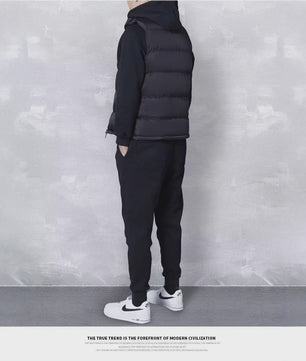 Herfst Winter Heren Vest - Warm, Waterdicht en Casual Stand-up Collar Gilet