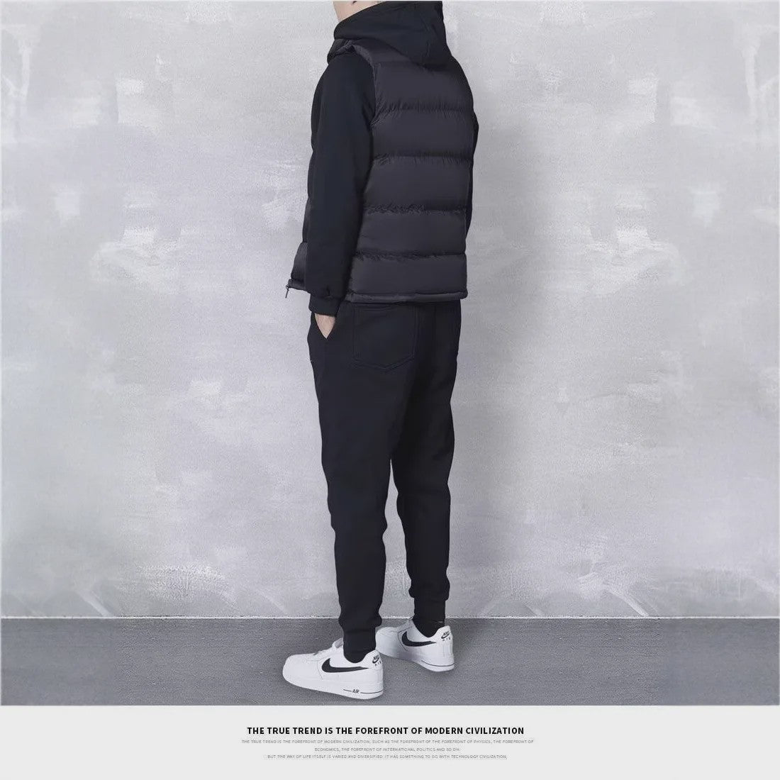 Herfst Winter Heren Vest - Warm, Waterdicht en Casual Stand-up Collar Gilet