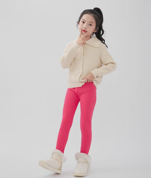 Warme Fleece Lined Leggings voor Meisjes (3-11 Jaar) - Zacht & Comfortabel