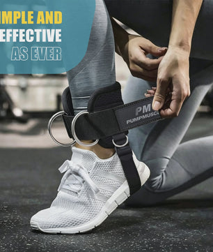 Verstelbare Enkelbanden met Padding voor Kabelmachine - Ideaal voor Glutes & Benen