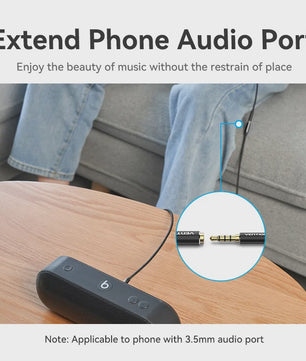 Vention 3.5mm Audio Verlengsnoer - Stereo AUX Kabel voor Koptelefoon, Speaker & Microfoon