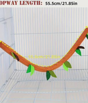 5-delige Pluche Hamster Hangmat & Swing Set voor Kleine Huisdieren
