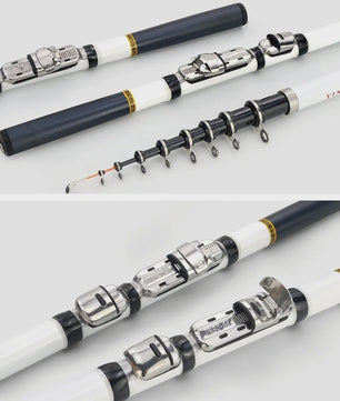JOSBY Telescopische Vishengel - Carbon Fiber - 1.5M tot 3.0M