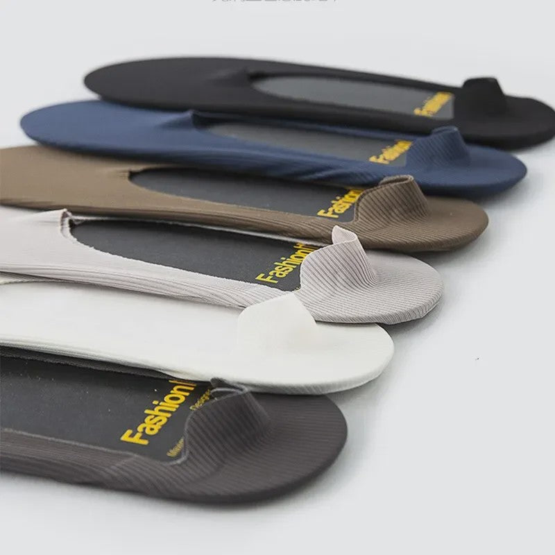 5 Paar Heren Sneakersokken van Katoen - Ademend, Zweetabsorberend & Anti-slip