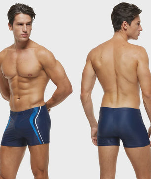 ES CATCH Heren Zwembroek - Plus Size, Elastisch & Bedrukt met Uitneembare Pad