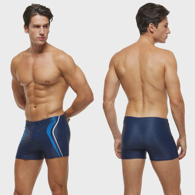 ES CATCH Heren Zwembroek - Plus Size, Elastisch & Bedrukt met Uitneembare Pad