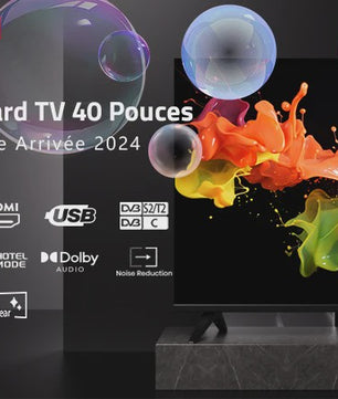 HKC 40-inch Full HD TV met Dolby Audio en Metalen Afwerking