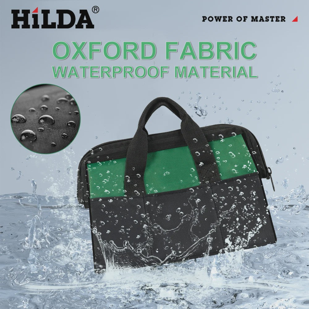 HILDA Stevige Oxford Gereedschapstas - Multifunctionele Draagbare Opbergtas voor Elektrisch Gereedschap