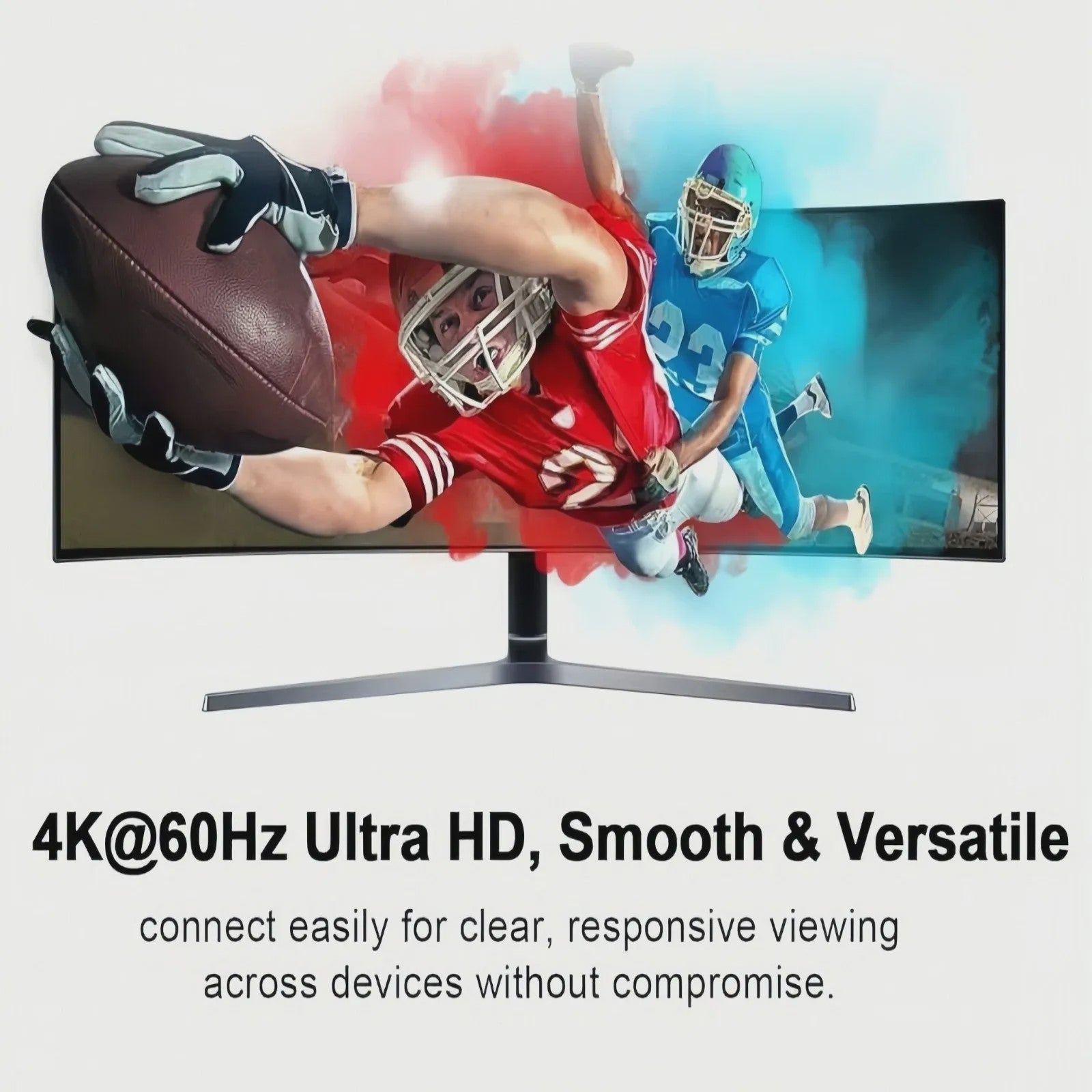 USB-C naar HDMI Kabel 4K 60Hz Ultra HD 2 Meter Gevlochten Nylon