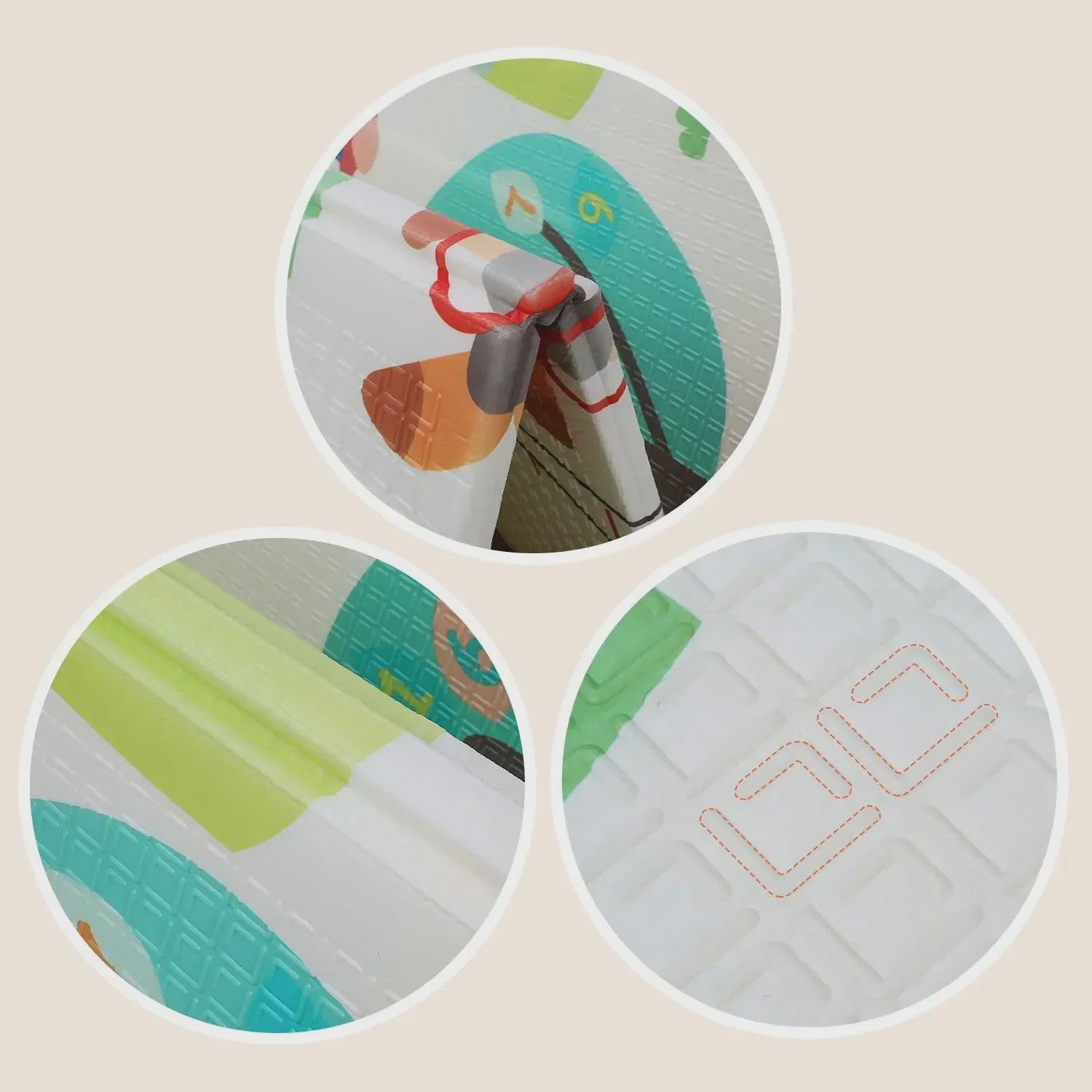 Opvouwbare Speelmat Baby & Kind 180x160x1cm - XPE Foam, Antislip, Dubbelzijdig
