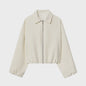 Dames Cropped Bomberjack - Lichtgewicht Demi-Season Jas met Rits
