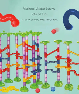 Montessori Marble Run Bouwset - Interactief Educatief Speelgoed voor Kinderen