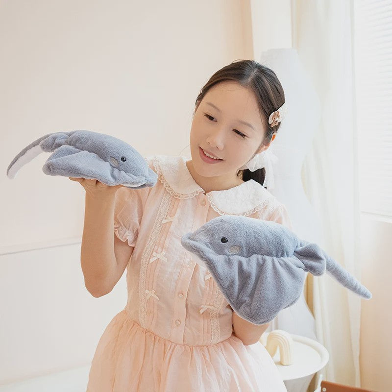 Kawaii Zee-Rog Knuffel - Zacht Pluche Speelgoed (35/42cm) - Perfect Cadeau