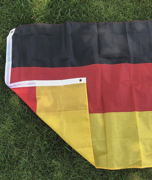 Duitse Vlag (60x90cm of 90x150cm) - Polyester - Zwart Rood Geel - Decoratie