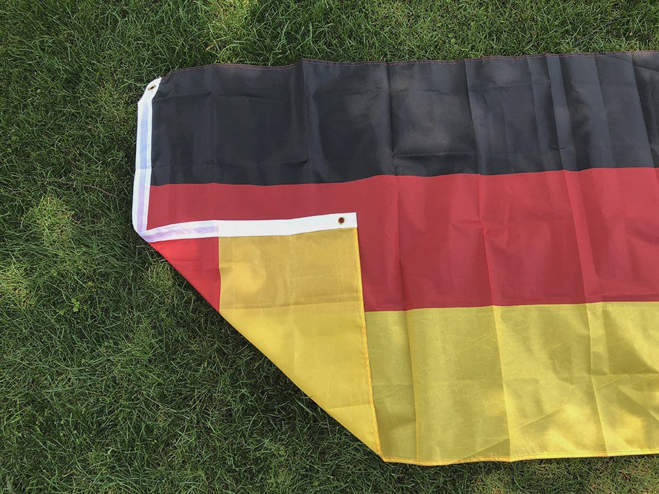 Duitse Vlag (60x90cm of 90x150cm) - Polyester - Zwart Rood Geel - Decoratie
