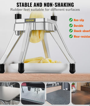 Professionele Groente Fruit Snijmachine - Heavy Duty Dicer & Slicer