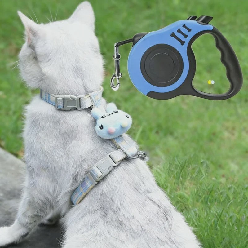 Automatische Intrekbare Hondentuig 3m/5m Nylon Lijn voor Kleine Honden en Katten