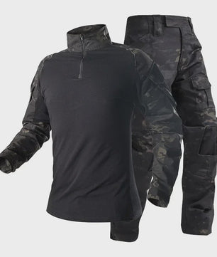 Tactisch Camouflage Uniform Set: Combat Shirt & Broek voor Outdoor, Airsoft, Jacht & Training