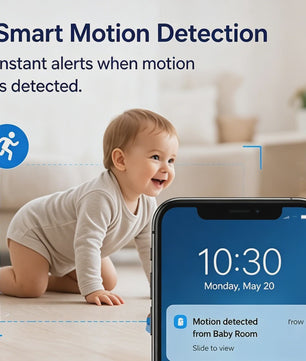 7-inch Babyfoon met Camera: Pan-Tilt-Zoom, Tweeweg Audio, Nachtzicht & Lullabies