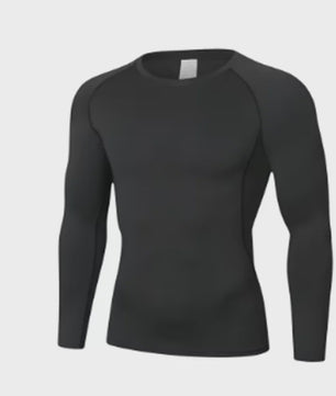 Heren Compressie Sport T-shirt - Sneldrogend en Ademend voor Fitness, Hardlopen & Training
