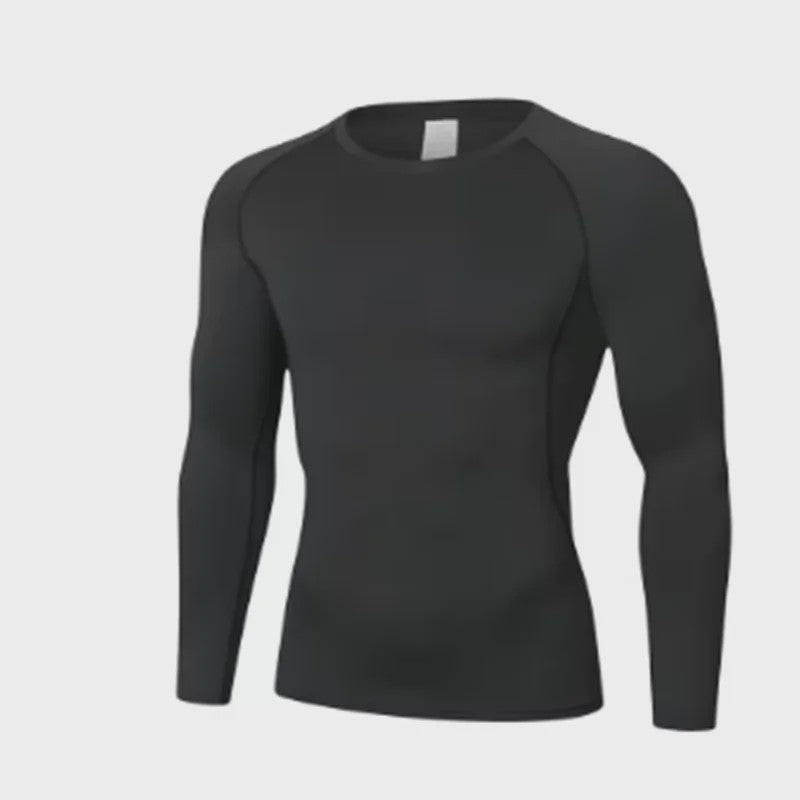 Heren Compressie Sport T-shirt - Sneldrogend en Ademend voor Fitness, Hardlopen & Training