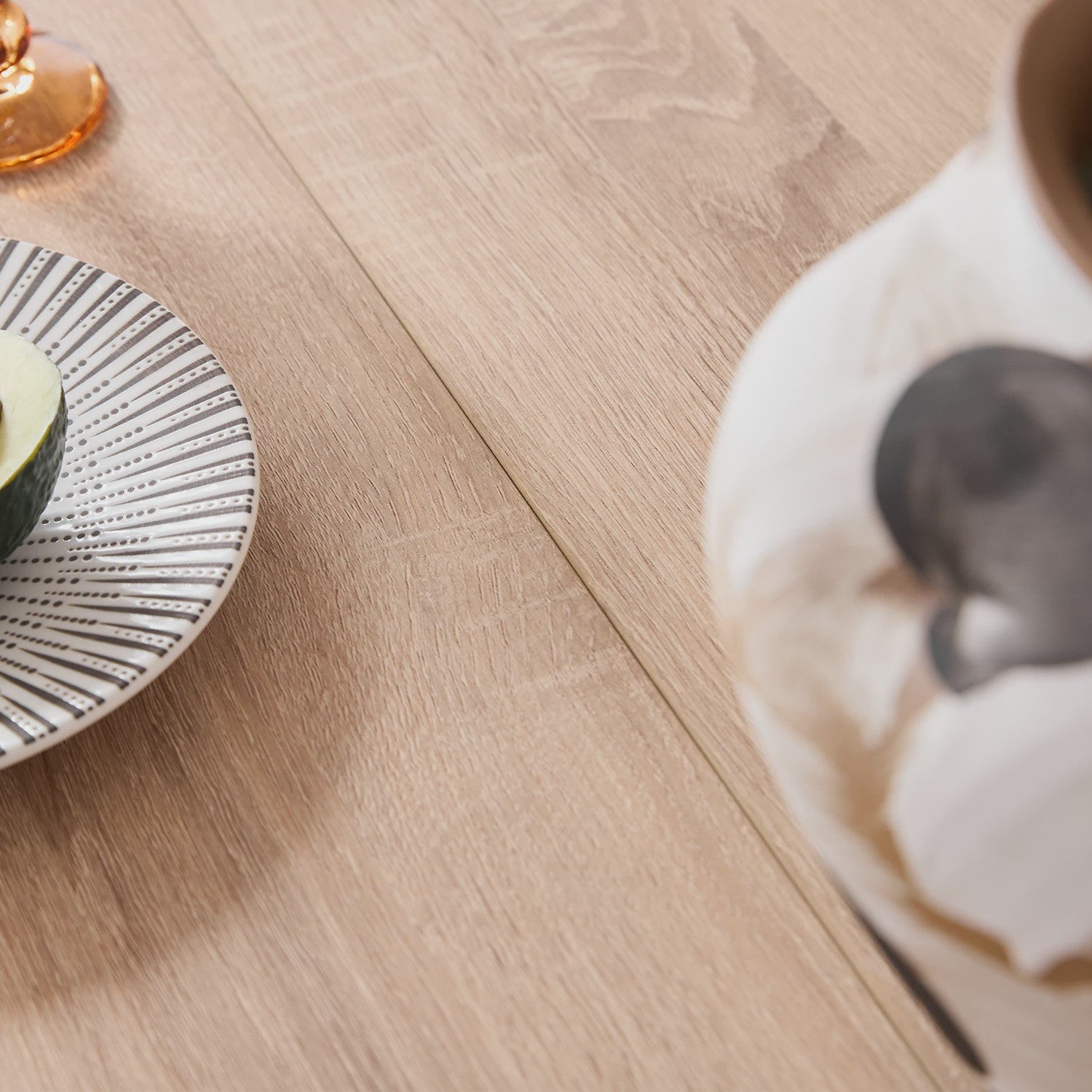 Moderne Ronde Eettafel 120cm met Houten Basis - Scandinavisch Design voor 4-6 Personen