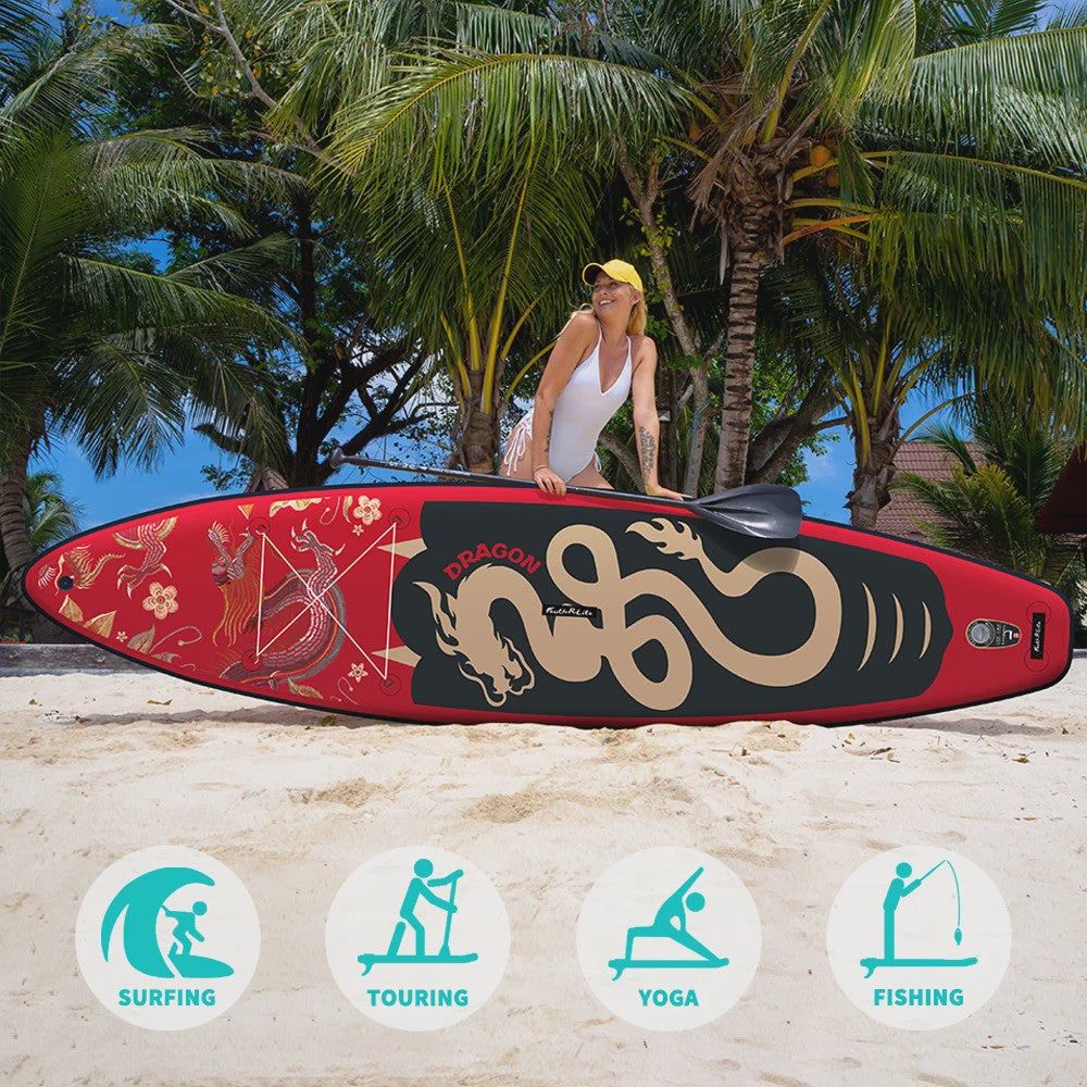 Feath-R-Lite SUP Board 350x84x15cm - Opblaasbaar Paddle Board met 180KG+ Draagkracht
