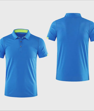 Ademend Sneldrogend Poloshirt met Korte Mouwen - Sport & Casual - 8 Kleuren