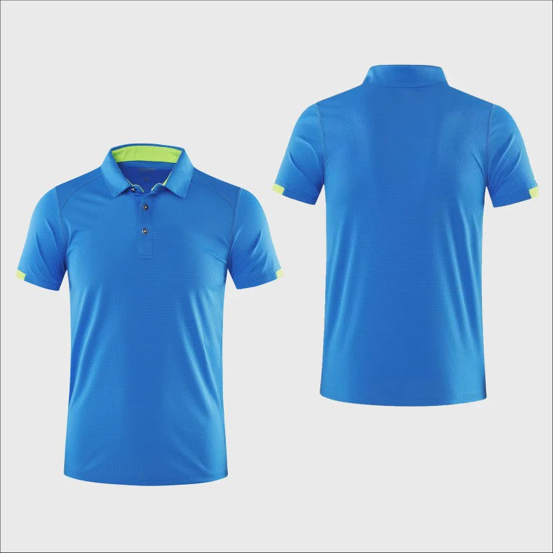 Ademend Sneldrogend Poloshirt met Korte Mouwen - Sport & Casual - 8 Kleuren
