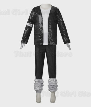 Michael Jackson Billie Jean Kostuum Kinderen - Popster Show Outfit