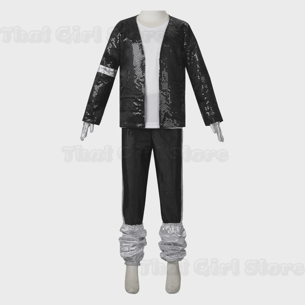 Michael Jackson Billie Jean Kostuum Kinderen - Popster Show Outfit