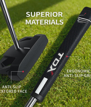 TDX-TB09 Heren Golf Putter: Stabiel, Vergevingsgezind met Automatische Centrering