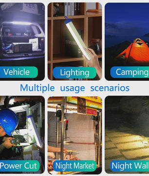 Oplaadbare LED Lamp Buis met Magneet - Draagbaar, USB Noodverlichting voor Camping & Werk