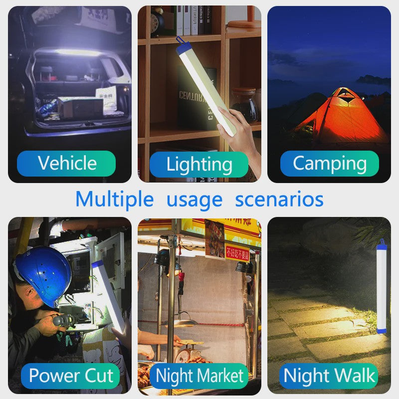Oplaadbare LED Lamp Buis met Magneet - Draagbaar, USB Noodverlichting voor Camping & Werk