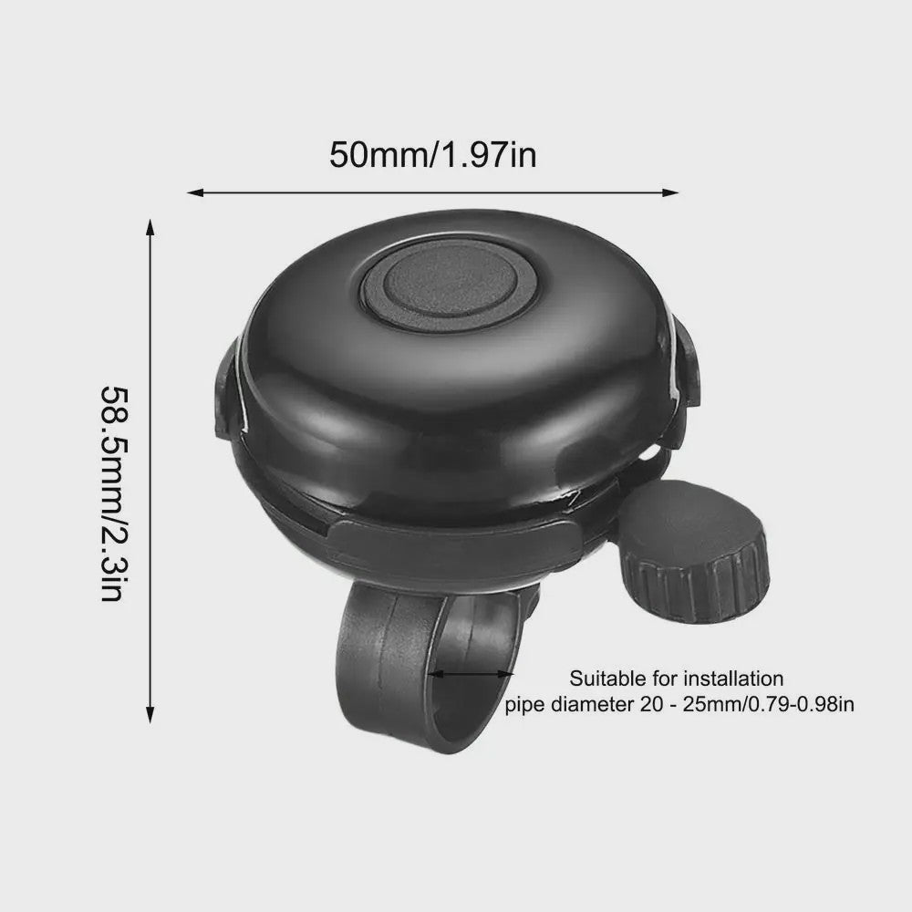 Universele Aluminium Fietsbel - Luide Ringhoorn voor Fiets & Scooter - Veiligheid op de Weg