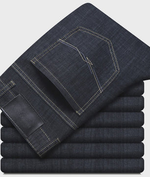 Comfortabele Stretch Jeans Heren - Elastisch Katoen voor Zakelijk en Casual Gebruik