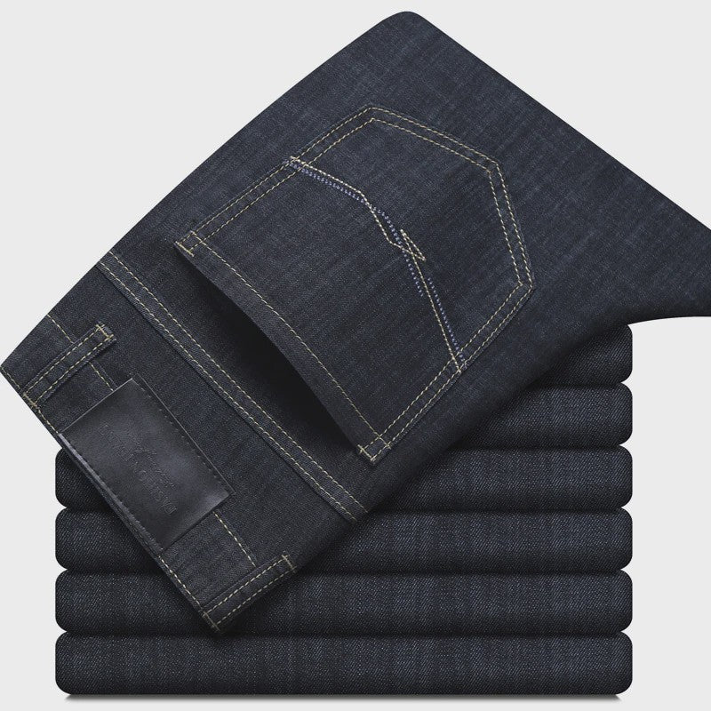 Comfortabele Stretch Jeans Heren - Elastisch Katoen voor Zakelijk en Casual Gebruik