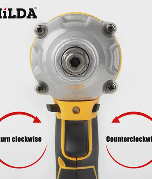 HILDA Accu Slagschroefmachine Brushless Krachtig 1/2" met Makita Batterij Compatibiliteit
