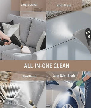 Krachtige 2500W Handheld Stoomreiniger - Hoge Druk & Temperatuur voor Keuken, Badkamer & Auto