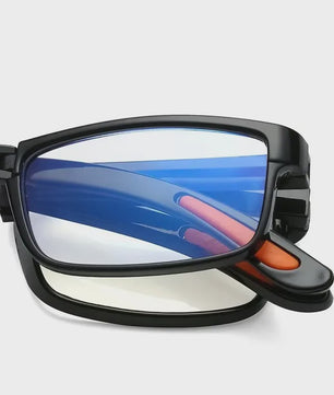 Opvouwbare Leesbril met Anti Blauw Licht & Etui - Retro Unisex Pocket Bril