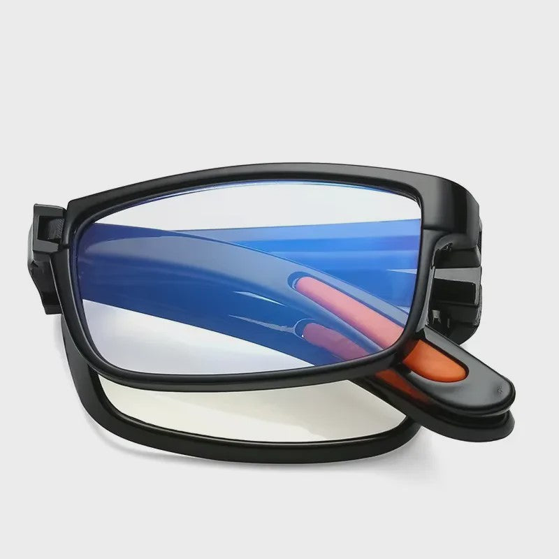 Opvouwbare Leesbril met Anti Blauw Licht & Etui - Retro Unisex Pocket Bril