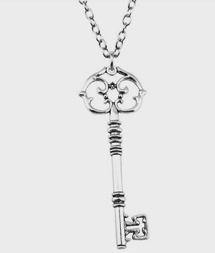 Vintage Sleutelhanger Ketting - Grote Opvallende Hanger voor Dames en Heren