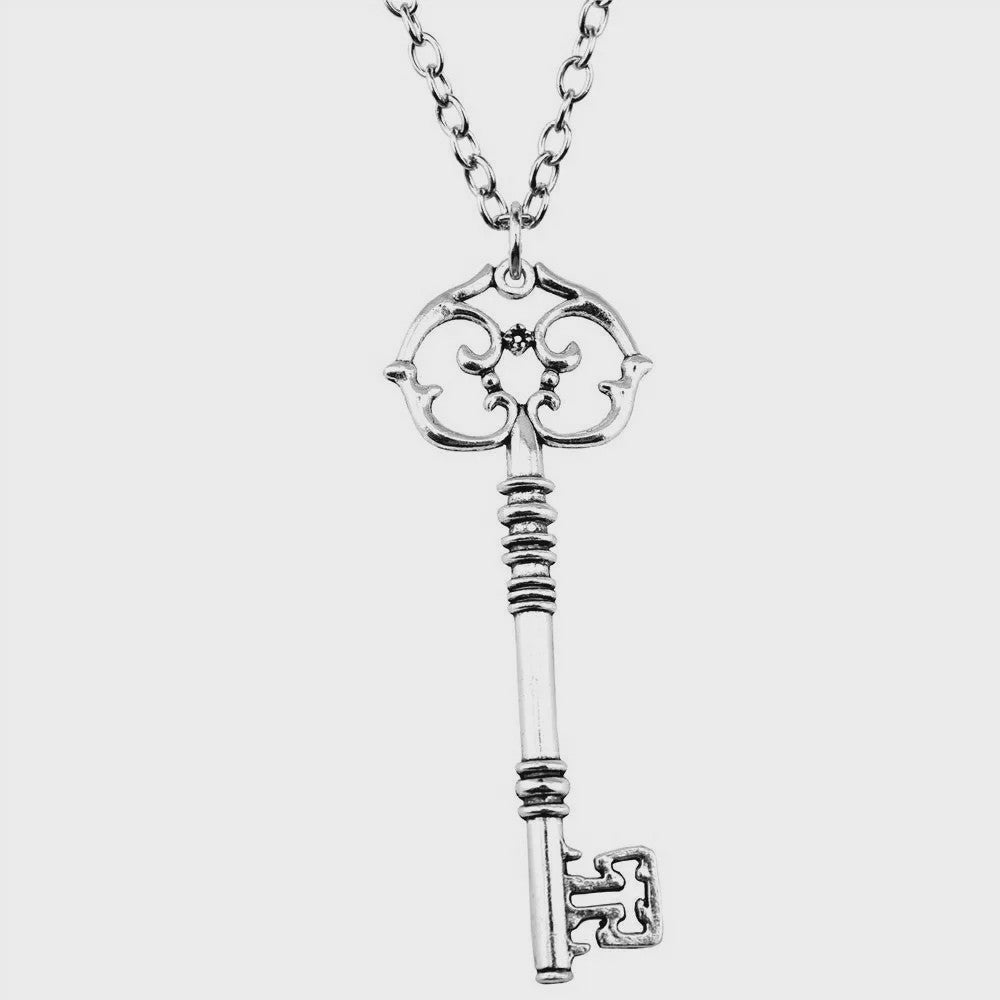 Vintage Sleutelhanger Ketting - Grote Opvallende Hanger voor Dames en Heren