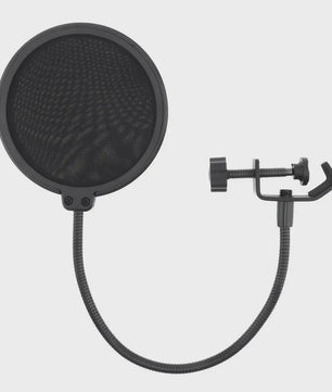 Dubbellaags Microfoon Pop Filter met Flexibele Zwanenhals voor Studio Opnames