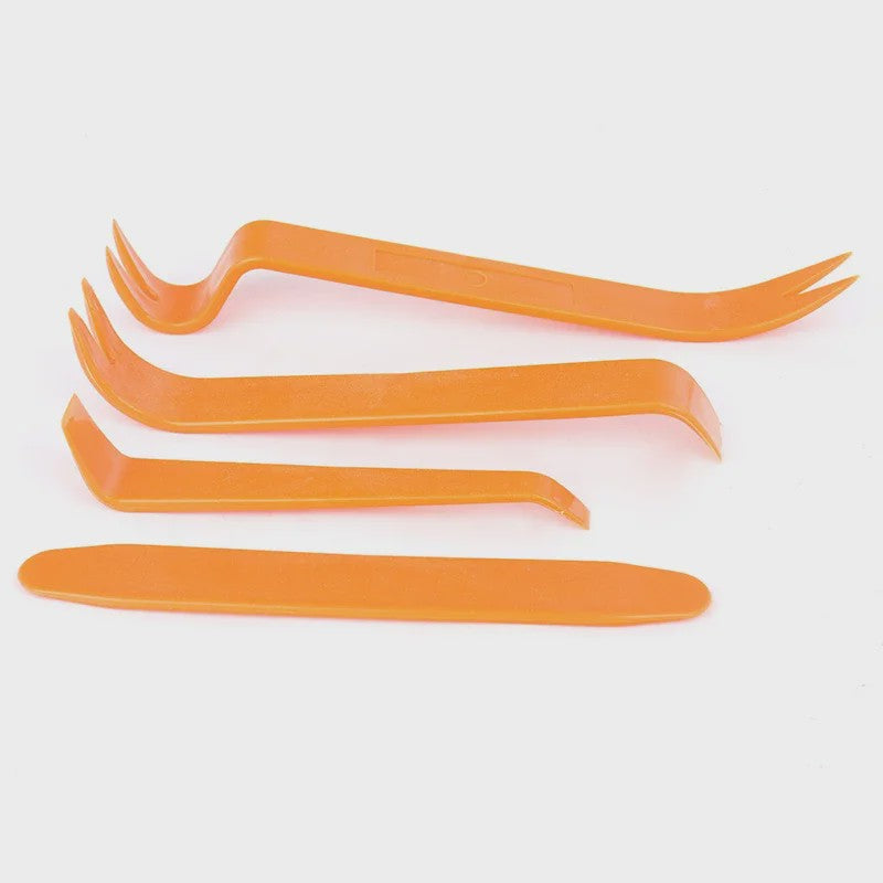 4-delige Autotrim Verwijderingsset: Paneel, Deur, Dashboard & Radio Clip Gereedschap
